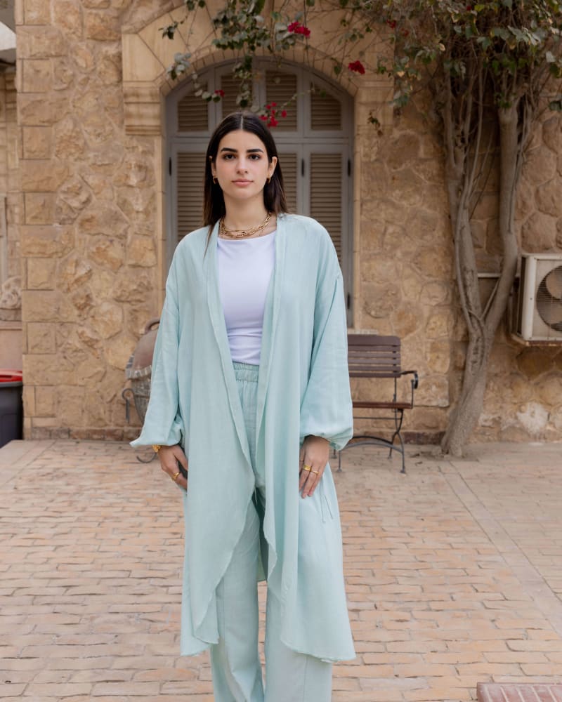 Flowy set - Icy mint green 