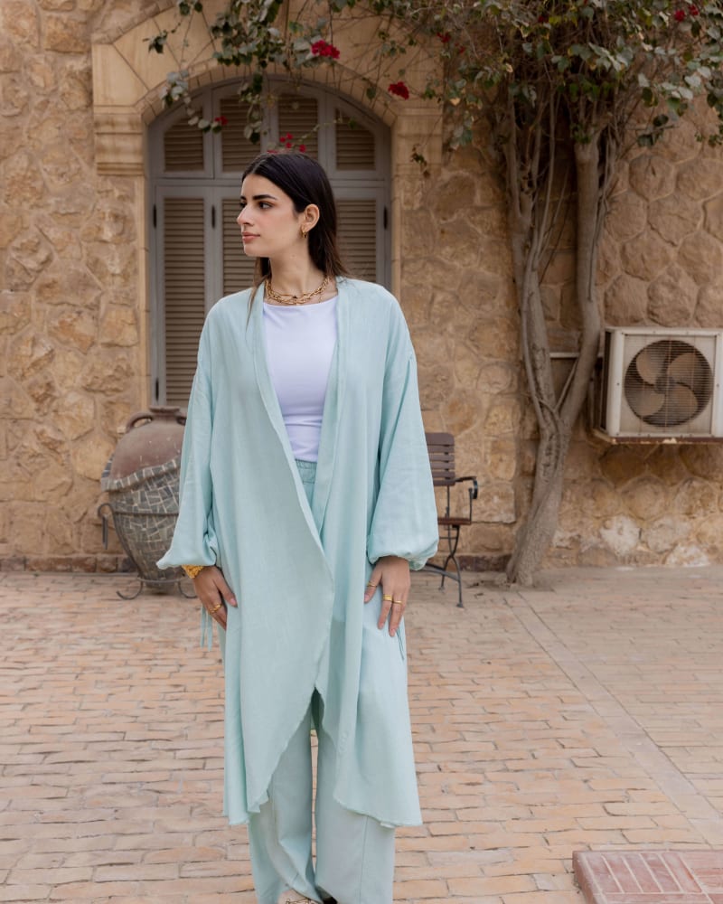 Flowy set - Icy mint green 