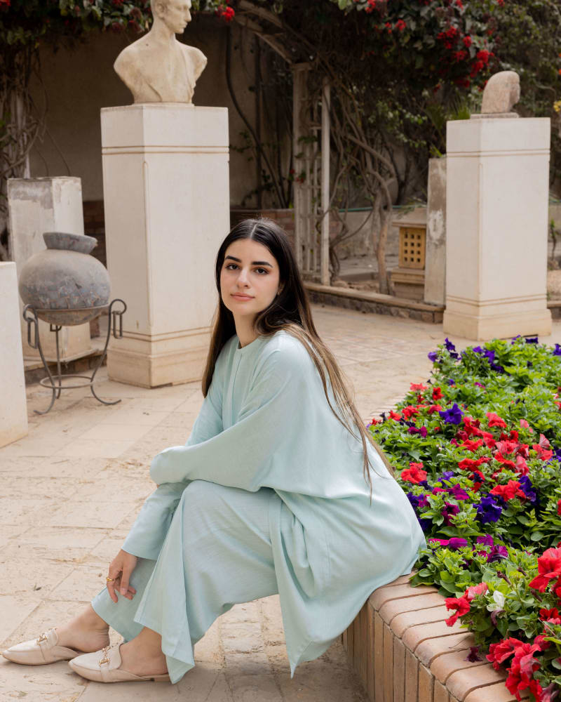 Sophia set - Icy mint green