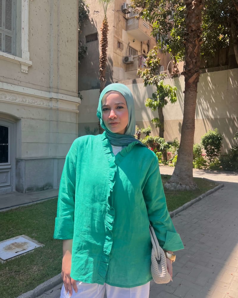 Emerald breeze shirt