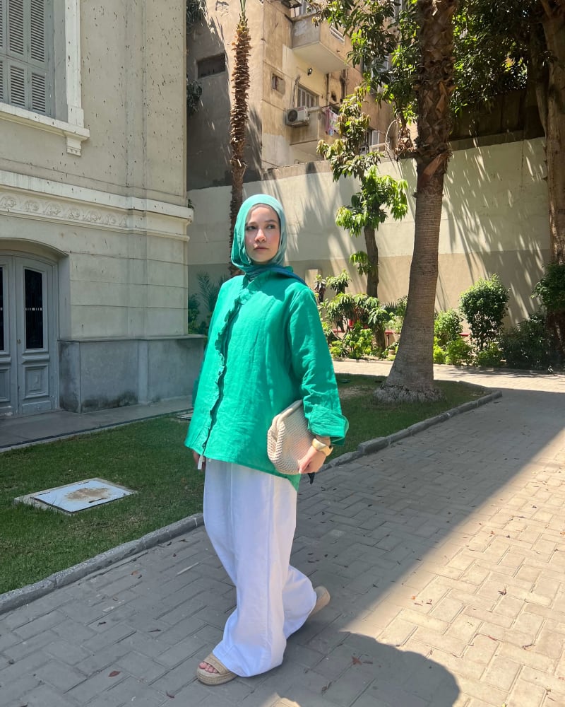 Flowy  pants -  white 