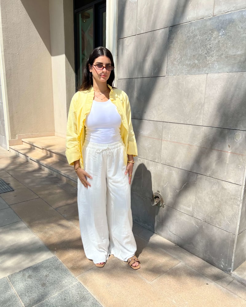 Flowy  pants -  white 