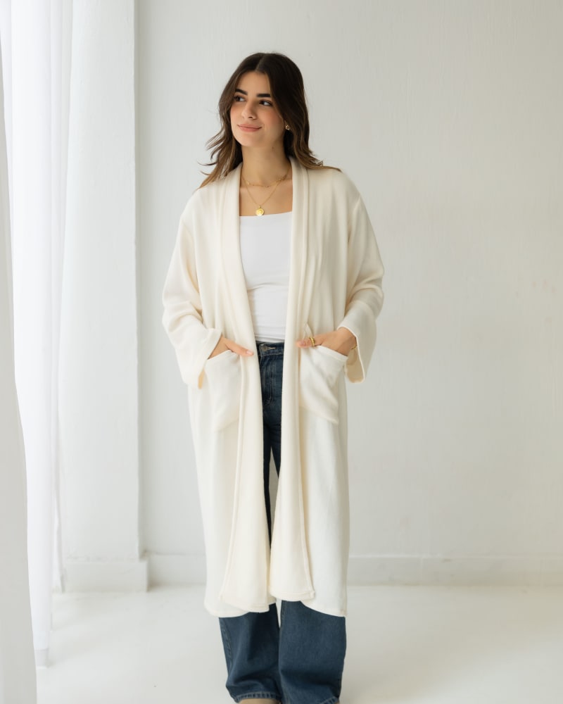 The knit cardigan-offwhite 