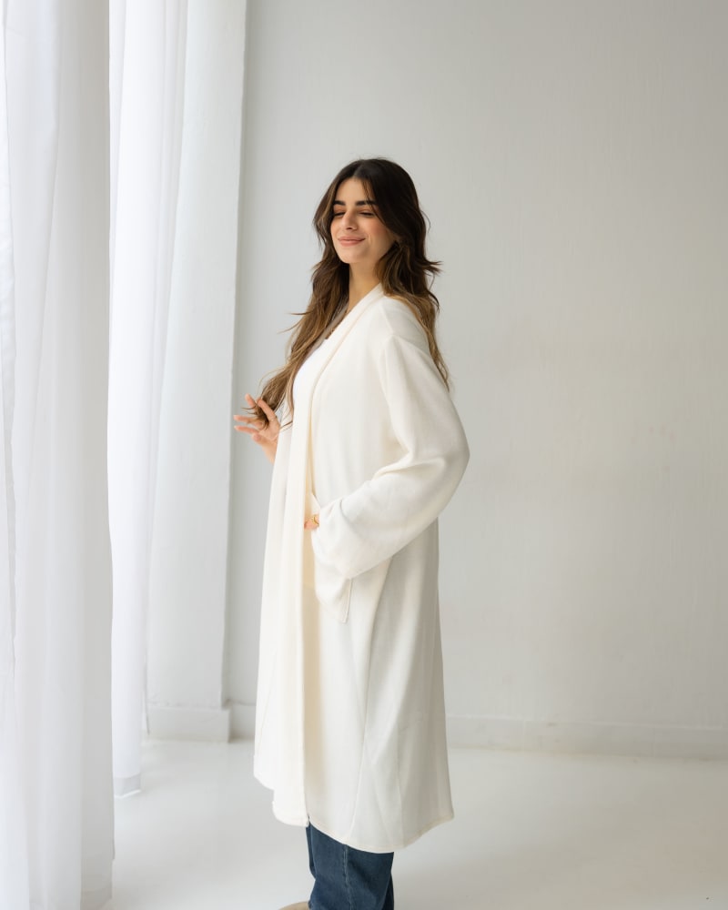 The knit cardigan-offwhite 