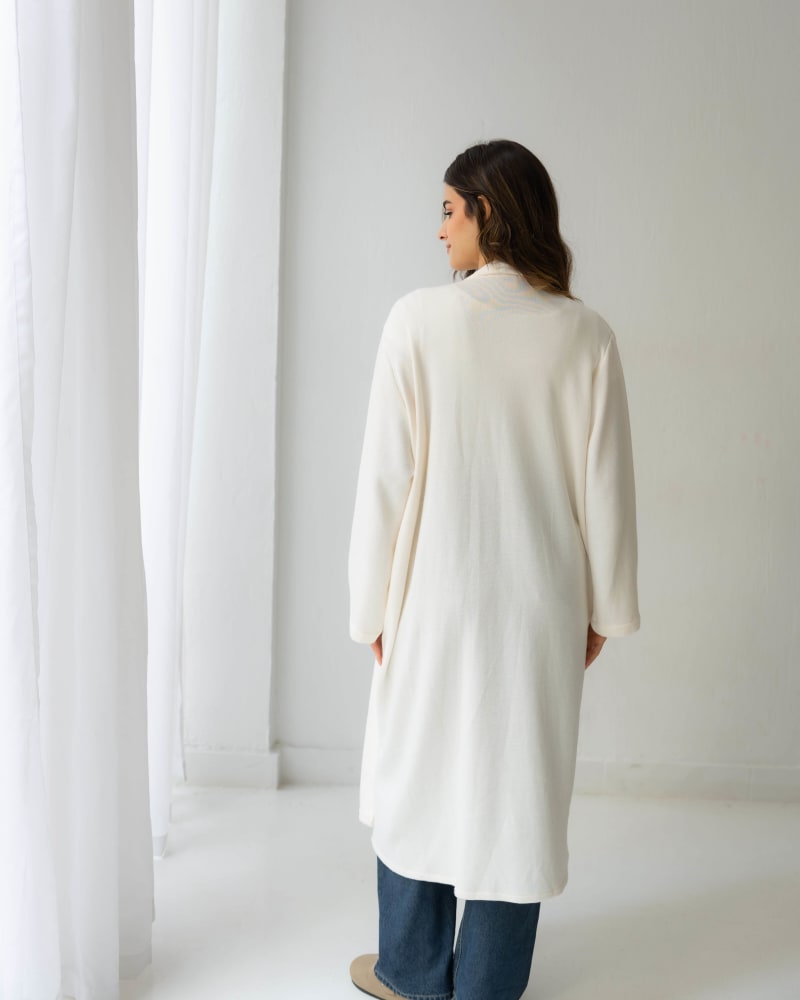 The knit cardigan-offwhite 