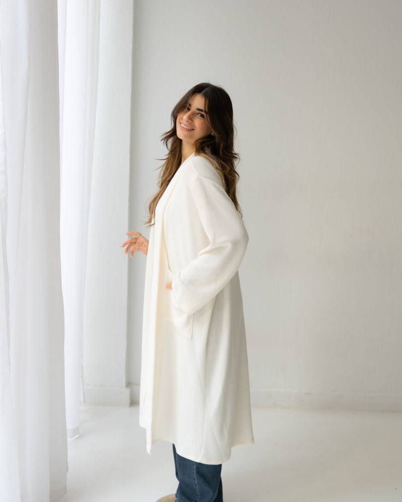 The knit cardigan-offwhite 