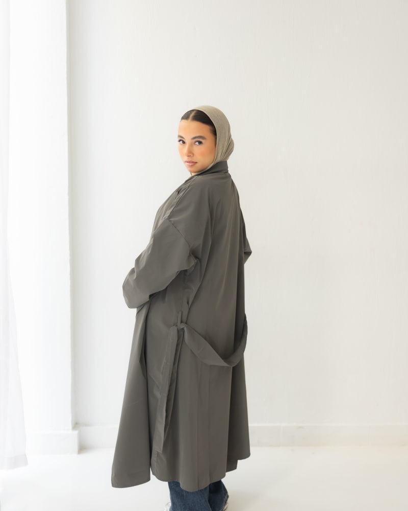 The waterproof coat-Grey