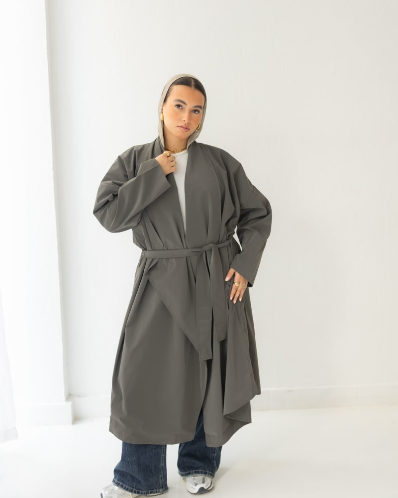 The waterproof coat-Grey