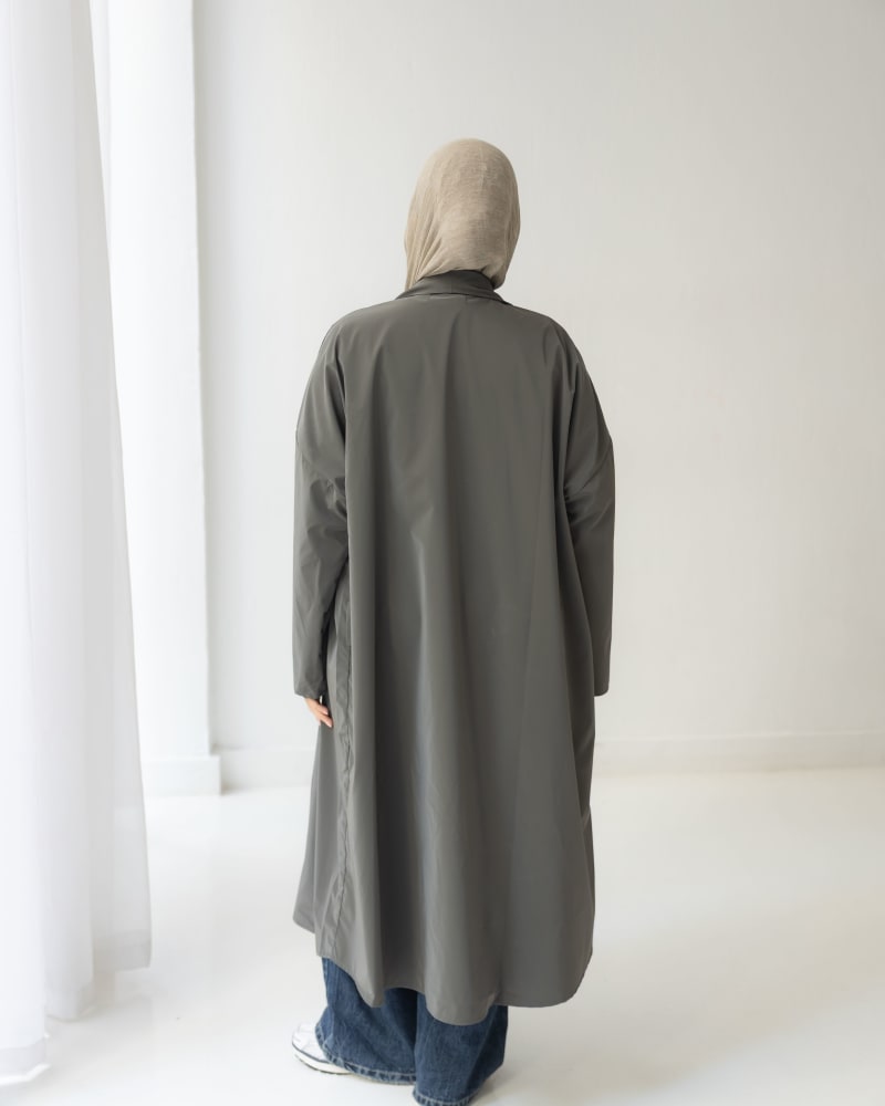 The waterproof coat-Grey