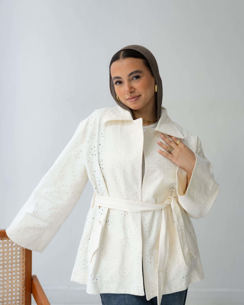 Broderie Anglaise jacket