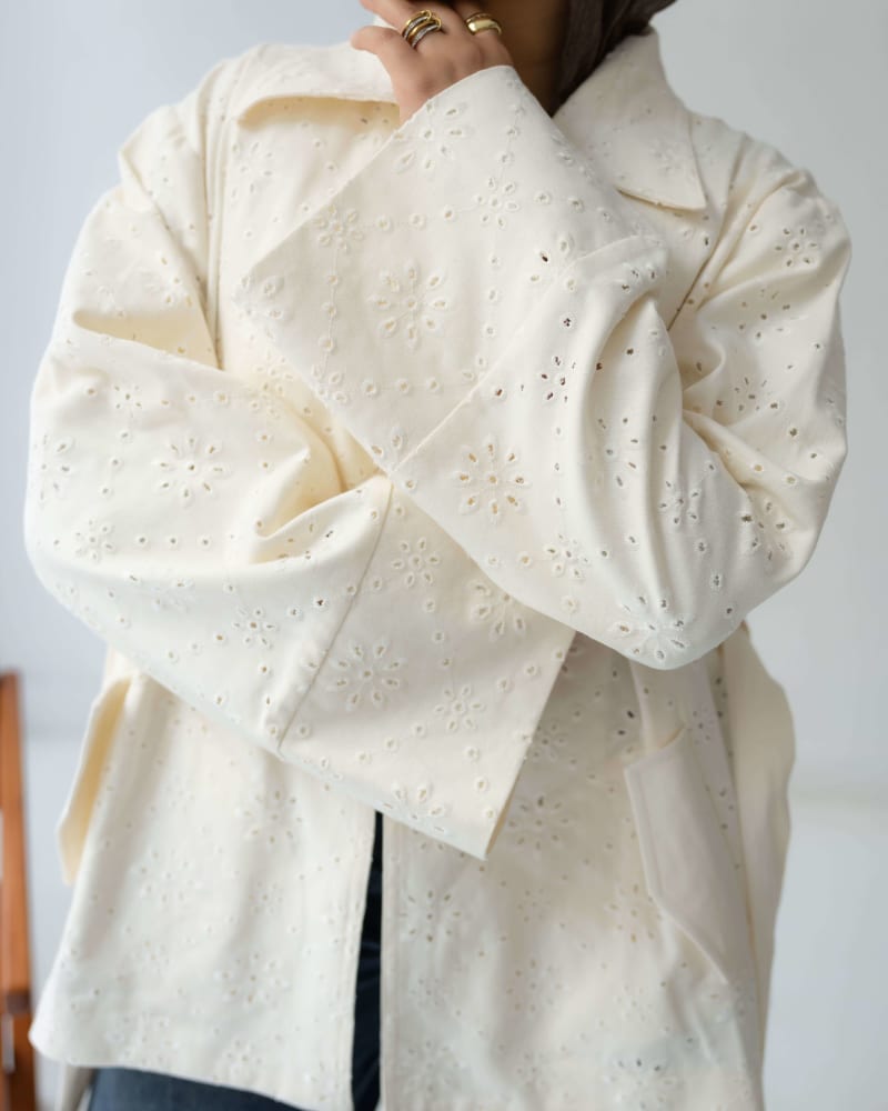 Broderie Anglaise jacket