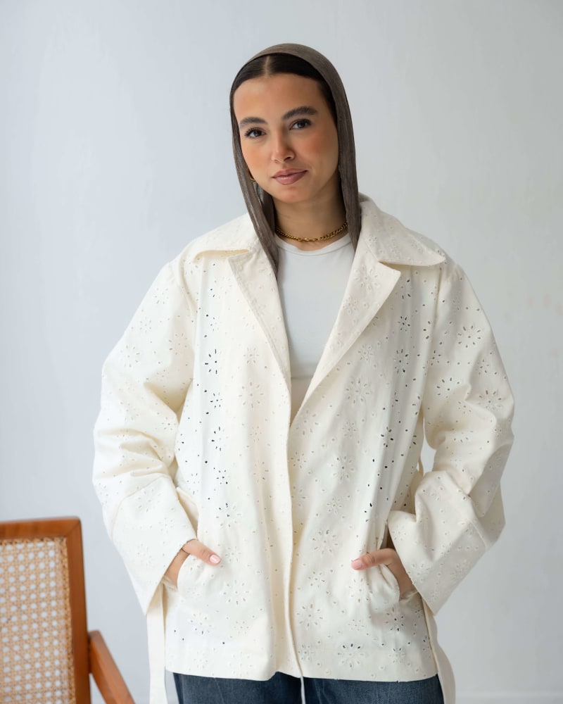 Broderie Anglaise jacket