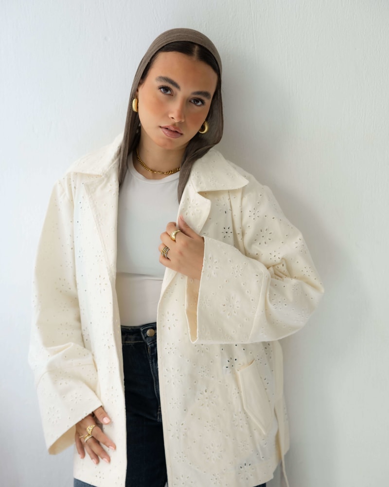 Broderie Anglaise jacket