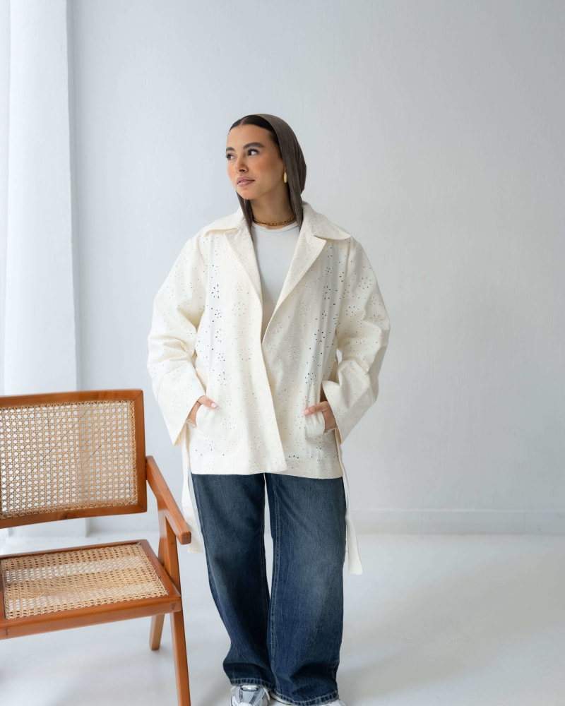 Broderie Anglaise jacket