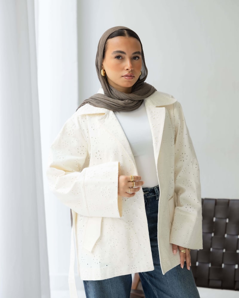 Broderie Anglaise jacket