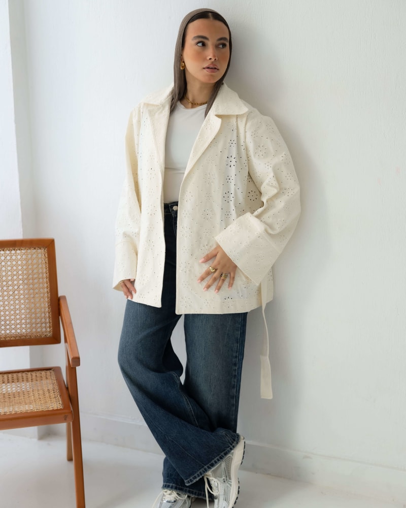 Broderie Anglaise jacket