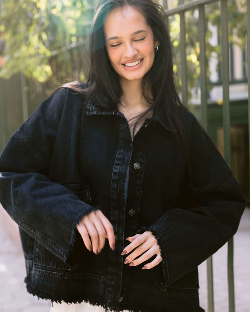 Denim Jacket – Washed Black