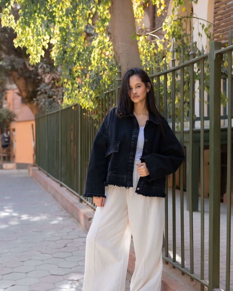 Denim Jacket – Washed Black