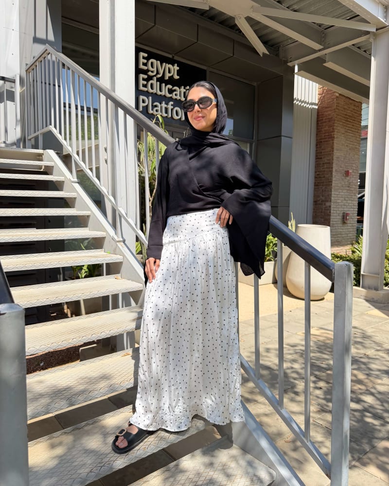 Polka dots skirt