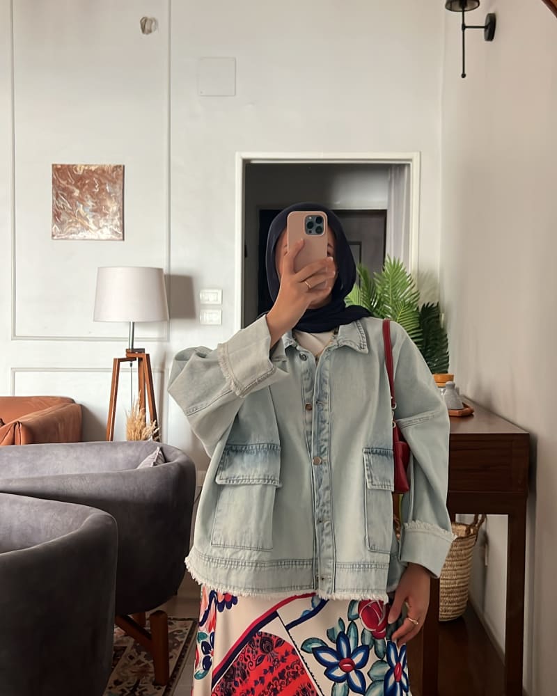 Denim jacket-ice blue 