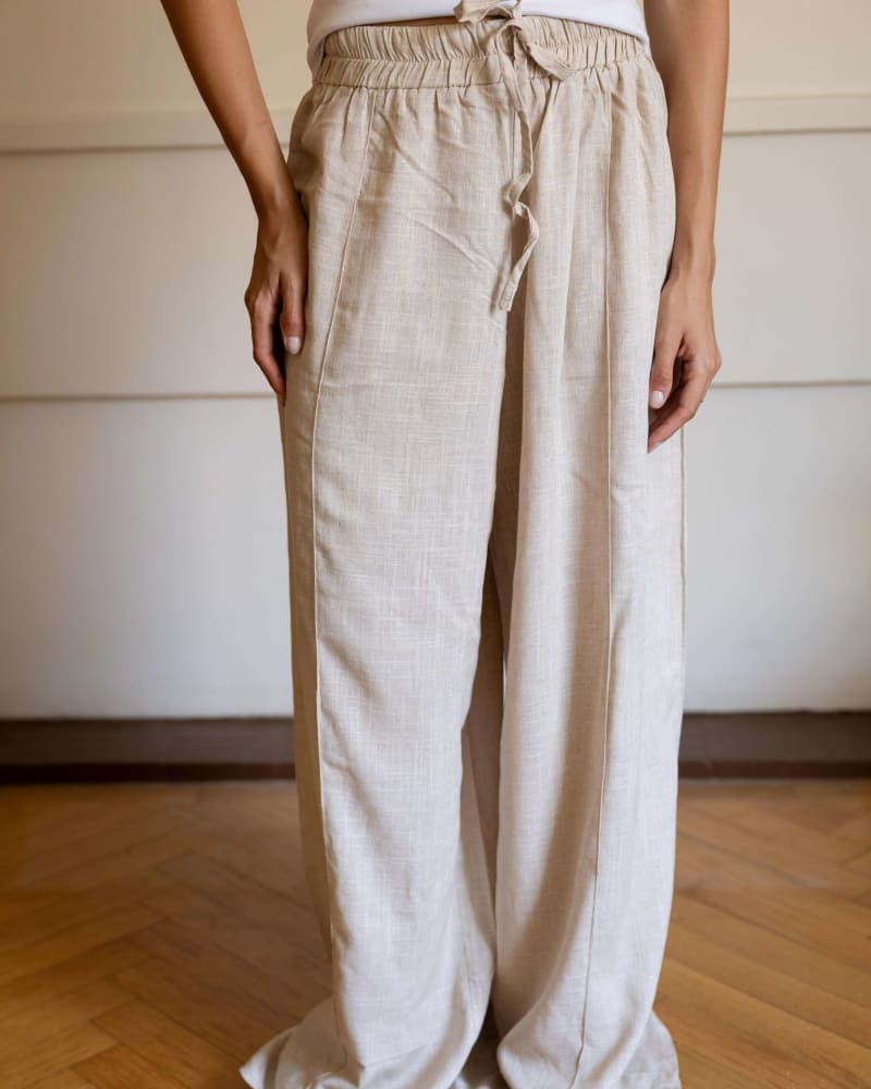 Flowy pants - beige 