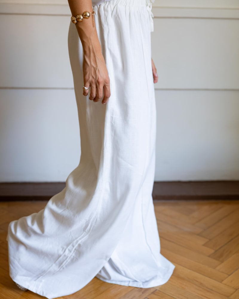Flowy  pants -  white 